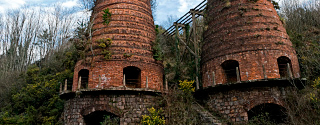 Sopuerta, hornos de la antigua mina Catalina